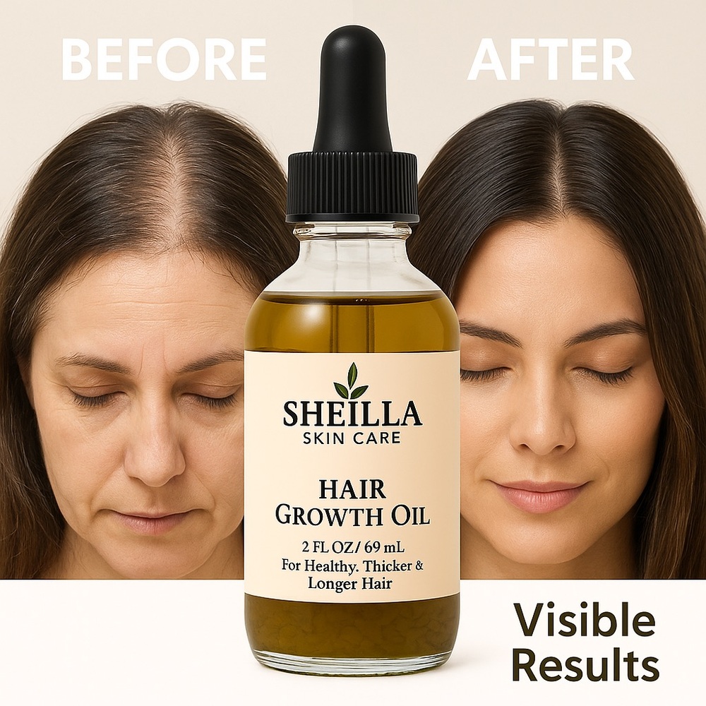 Sheilla Hair Growth Oil - Natural Brown